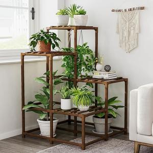 Đăng nhập phong cách cây xanh giá Kích thước chấp nhận được tùy chỉnh cây xanh lưu trữ giá cây tre đứng - Product Image 2