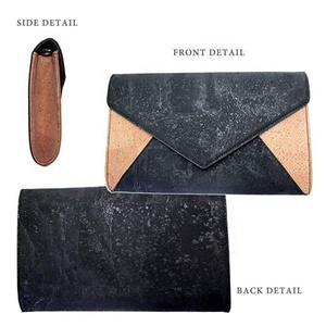 Bolso de Mano y Bandolera Vegano de Corcho Natural Boshiho con Cadenas para Mujer - Product Image 5