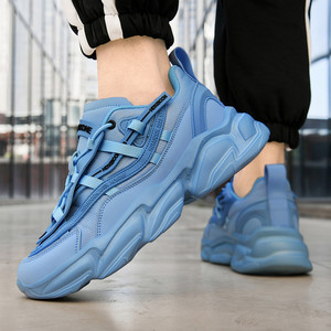 รองเท้าเดินแบบสปอร์ตน้ำหนักเบาสำหรับผู้ชาย หน้าผ้าตาข่าย พื้นรองเท้ากลางทำจากยางเพื่อการรองรับแรงกระแทก กันลื่น สวมใส่ง่าย ซับในผ้าฝ้าย พื้นรองเท้าด้านนอกทำจาก EVA - Product Image 2