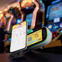 Lecteur de cartes RFID haute Performance Tap Terminal Système de gestion d'arcade d'éclairage brillant pour les jeux à jetons