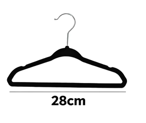 أفضل تخفيضات على شماعات الأطفال المخملية المانعة للانزلاق بدون خياطة، 50 قطعة، نحيفة وعريضة الكتف وقابلة للدوران - Product Image 2