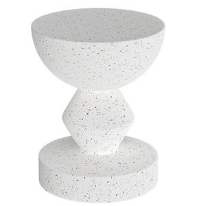 <span class=keywords><strong>Tavolino</strong></span> da Esterno: <span class=keywords><strong>Tavolino</strong></span> Laterale Contemporaneo in Cemento Leggero dalla Forma Unica, <span class=keywords><strong>Comodino</strong></span> per Lampada da Tavolo, Supporto per Piante - Product Image 1