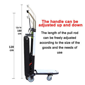 휴대용 접이식 계단 등반 200kg 400kg 헤비 듀티 4 륜 배터리 전기 계단 등반 트롤리 - Product Image 6