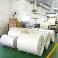 Etiquetas de Papel Adhesivo de Vinilo Blanco Mate Impermeable para Impresora Láser, Rollo Jumbo, 3 Hojas en Blanco para Impresora Láser