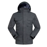 Veste tactique en gros, parka tactique, vêtements 3 en 1, veste tactique d'hiver chaude en polaire, veste de terrain tactique