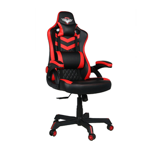 Black and red Custom Logo player chair manufacturer race car Ergonomic computer chair Bureau with support for - Product Image 2