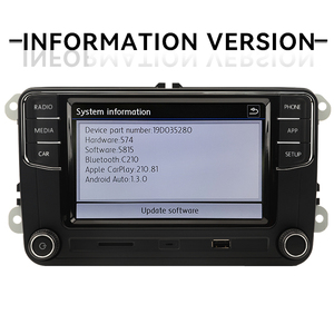 Noname RCD360โปร6C แอนดรอยด์ Auto CarPlay <span class=keywords><strong>MirrorLink</strong></span> MIB จอแสดงสถานะยานพาหนะวิทยุรถยนต์สำหรับ VW MQB <span class=keywords><strong>POLO</strong></span> 6C - Product Image 5