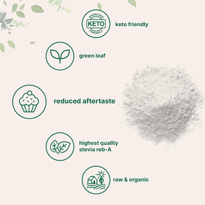 Poudre d'extrait de stévia OEM ODM, édulcorant zéro calorie, 8oz 227g, en vrac, marque privée - Product Image 3