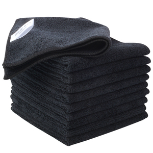 Toalla <span class=keywords><strong>de</strong></span> <span class=keywords><strong>Mano</strong></span> Negra <span class=keywords><strong>de</strong></span> Microfibra Sunland, Tamaño 30x30 - Product Image 1