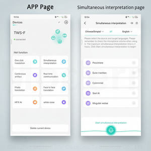 Gafas de Traducción IA Sg-18 Pro con Altavoz Integrado, Lentes de Sol Removibles con Bloqueo de Luz, Compatibles con Interpretación Simultánea en Línea - Product Image 4