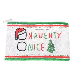 Latest Design Beaded Coin Purse Women Girls Hand Pouch Zipper Closure Cute Fabric Custom Halloween Color Stylish Leather <b>Wallet</b> - Product Image 6