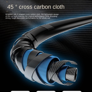 NOUVELLES Cannes à <span class=keywords><strong>pêche</strong></span> de voyage 5 sections, canne à <span class=keywords><strong>pêche</strong></span> portable à action rapide MH avec conception de <span class=keywords><strong>bouchon</strong></span> interne <span class=keywords><strong>pour</strong></span> <span class=keywords><strong>la</strong></span> <span class=keywords><strong>pêche</strong></span> en plein air - Product Image 5