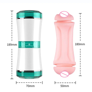 Masturbador masculino <span class=keywords><strong>de</strong></span> doble canal realista para boca y Vagina, masturbador Oral Stroker, copa <span class=keywords><strong>de</strong></span> masturbación <span class=keywords><strong>de</strong></span> bolsillo Real para hombres, juguete sexual para adultos - Product Image 6
