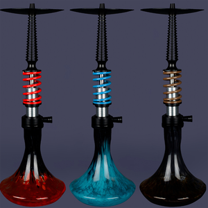 68CM Multi Couleurs Aluminium Verre <span class=keywords><strong>Allemagne</strong></span> Narguilé Shisha Aluminium Fumer Narguilé Shisha - Product Image 1