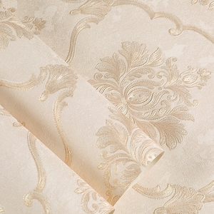 Papier peint 3D marron foncé à grandes fleurs européennes en relief pour chambre à coucher, salon, salle à manger, hôtel, papier peint de <span class=keywords><strong>luxe</strong></span> tridimensionnel - Product Image 3