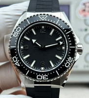 Montre mécanique automatique de plongée pour homme - Boîtier en acier inoxydable, lunette en céramique, mouvement lumineux, vente en gros multicolore