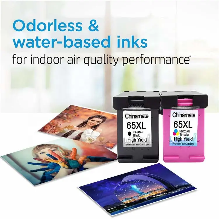 cartuchos de tinta de impresoras 61XL 61 Ink Cartridge 62XL for HP Ink Cartridge 63XL 64XL 65XL 67XL Inkjet Printer Cartridge