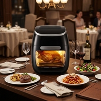 Friteuse à air numérique Tower T17076 Xpress Pro Combo 10-en-1 à circulation rapide d'air, minuterie 60 minutes, 11L, sans huile, 2000W