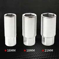 Kit d'outils de réparation pour voiture et moto, outil de démontage de bougies d'allumage, clé à douille, démontage 16mm 18mm 21mm, fabriqué en Chine continentale, 4 pièces/ensemble