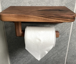 Porta-<span class=keywords><strong>carta</strong></span> <span class=keywords><strong>igienica</strong></span> galleggiante in <span class=keywords><strong>legno</strong></span> a parete Vintage portabottiglie per il bagno organizzatore di stoccaggio - Product Image 4