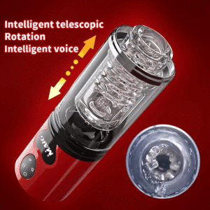 Chiyuan L--505 erkek Masturbator otomatik teleskopik rotasyon ses elektrik Pusy Oral mastürbasyon makinesi erkekler cep seks oyuncak - Product Image 2