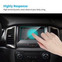 Feuille d'écran multimédia pour Ford F150 Ranger Edge Tourneo Escort Everest Focus Taurus Sync 3 Mustang Car Navigation GPS Film