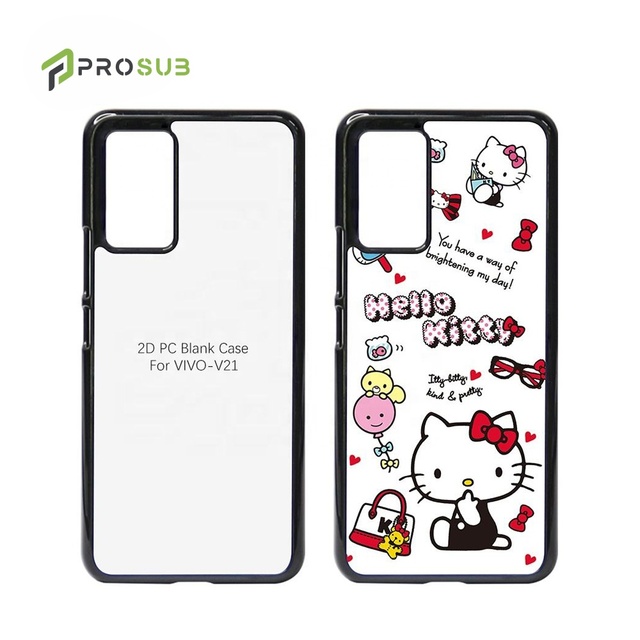 Prosub Sublimation Phone Cases Blank Wholesale Bulk Plain Phone Covers Sublimation 2D PC Phone Case for Vivo V21