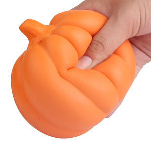 Pu Foam Pumpkin Fidget Toy Soft <b>Squishy</b> Stress Reliever For Kids Unisex 2 To 4 Years - Product Image 4