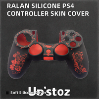RALAN Dualshock 4 Controller Joystick Skin Model A0295 Coque en silicone pour gravure au laser