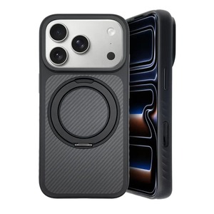 เคสโทรศัพท์ TPU แบบไฮบริด หมุนได้ 360 องศา พร้อมขาตั้ง สำหรับ iPhone 17 Pro - Product Image 1