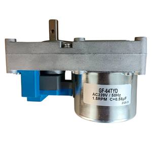 Moteur à engrenages de chaudière à granulés de type broche <span class=keywords><strong>Fengtech</strong></span> AC220V 50Hz 1.5RPM - Product Image 1