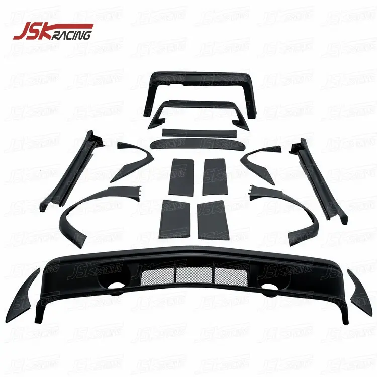 Evo 2-stijl Glasvezel Bodykit Voor 1984-1993 Mercedes Benz C-CLASS W201