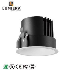 Faretto <span class=keywords><strong>LED</strong></span> Moderno 12W Luce Calda 3000K Struttura in Alluminio Dorato Funzione Antiriflesso Grado di Protezione IP44 Faretto da Interno per Soggiorno - Product Image 6
