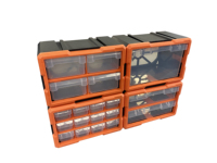 DRX DPC011 Boîte de rangement en plastique Compartiment Organisateur Cabinet Pour pièces d'outils