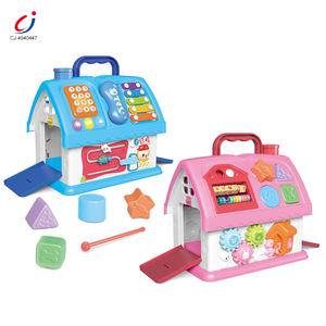 Casa de Juguete de Plástico Chengji My Happy Family, Multifuncional, con Sonido y Luz, para Guardar Figuras de Juguete - Product Image 1