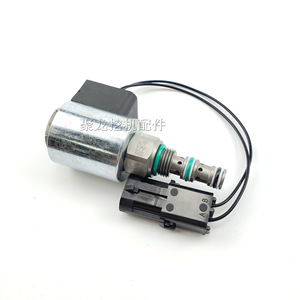 Vanne solénoïde Yuchai 75-8 12V 24V avec tige de vanne pour système hydraulique d'excavatrice - Product Image 2