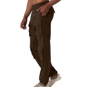 Venta caliente monos de alta calidad para hombres nuevos pantalones de jogging multibolsillo de diseño personalizado sueltos - Product Image 3
