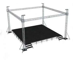ระบบโครงถักอลูมิเนียมสำหรับไฟเวที ฉากหลังเวที ลำโพงทรงสี่เหลี่ยม น้ำหนักเบา <span class=keywords><strong>ราคา</strong></span>ประหยัด - Product Image 1