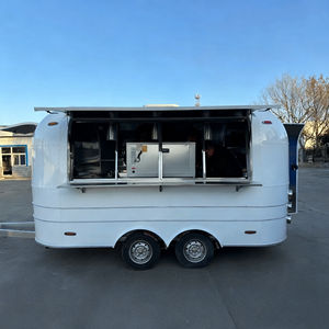 Remolque de Comida Multifuncional de Acero Inoxidable y Aluminio de Alta Calidad, Fácil de Limpiar, para Dulces y Papas Fritas - Product Image 4