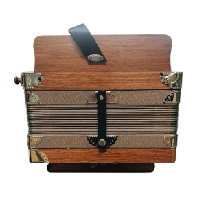 SEASOUND OEM <span class=keywords><strong>Accordéon</strong></span> <span class=keywords><strong>Diatonique</strong></span> Professionnel en Bois JB1004 20 Boutons <span class=keywords><strong>2</strong></span> Basses 4 Registres Haute Qualité - Product Image 4