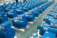 Alternateur Générateur de Vitesse LANDTOP ST Monophasé et STC Triphasé CA Dynamo 220V 380V 3KW 5KW 1500 Tr/Min