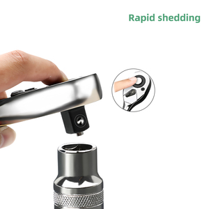 Adjustable 250mm Ratchet Wrench Socket Set Steel Tools Strong Impact Resistance Overall Heat Treatment OEM Carbon Steel Box - Product Image 6