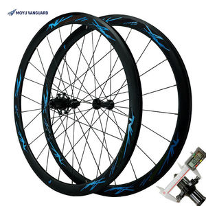 Jeu de roues de vélo de route 700C, jante en alliage d'aluminium 40MM, frein C/V, grande bordure 80, <span class=keywords><strong>course</strong></span>, capacité de charge 200kg - Product Image 2