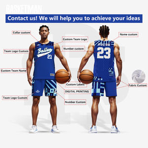 На заказ дышащий полиэстер тренировочный баскетбольный трикотаж сублимированный с именем команды для взрослых Низкий MOQ баскетбольная форма - Product Image 3