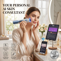 Analizador de Piel Inteligente con IA, Detector de Piel Digital Inalámbrico, Microscopio Digital, Escáner Profesional para el Cuidado de la Piel en Salones de Belleza