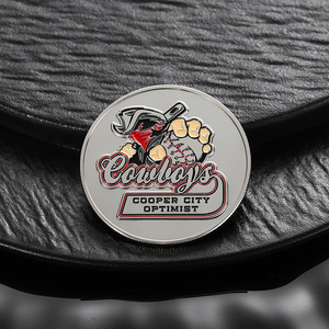 Tùy Chỉnh Thách Thức Đồng Xu 3D Phim Hoạt Hình Thiết Kế Thể Thao Kim Loại Kẽm Hợp Kim Bạc Mạ Chết Đúc Lưu Niệm Bộ Sưu Tập Tùy Chỉnh Đồng Xu Thẻ - Product Image 4