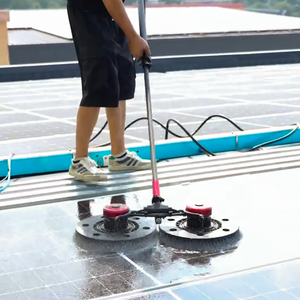 Brosses de puissance photovoltaïque temps pièces de travail Machine systèmes de <span class=keywords><strong>toiture</strong></span> produits de panneau toit carbone Super Robot <span class=keywords><strong>nettoyage</strong></span> solaire - Product Image 5
