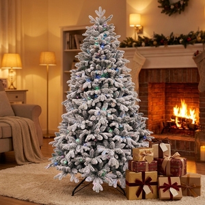 Nouveautés 2025 : Arbre <span class=keywords><strong>de</strong></span> Noël neigeux <span class=keywords><strong>de</strong></span> 2,10 m <span class=keywords><strong>de</strong></span> haute qualité – Produit tendance pour <span class=keywords><strong>d</strong></span>écorations et ornements <span class=keywords><strong>de</strong></span> Noël - Product Image 5