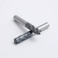 Fraise à rayon d'angle HRC45 à 4 cannelures, revêtement AlTiN, pour usinage de précision CNC, ébavurage, économique et facile à utiliser, OEM Mtstools