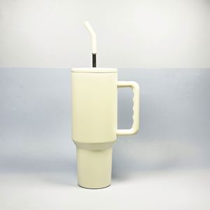 <b>40oz</b> H3.0 <b>Handle</b> Travel Car <b>Tumbler</b> Vacuum Mug Lid Straw Non-Slip Base ODM Custom Design - Product Image 4